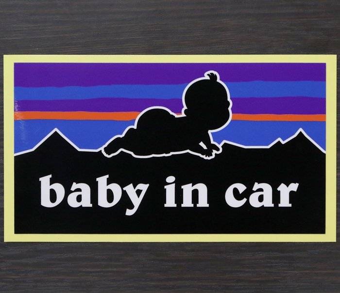 ベビーインカー系ステッカー「パロゴニアBABY IN CAR」販売開始 -  福岡カッティングシート制作・ステッカー制作のB-style福岡カッティングシート制作・ステッカー制作のB-style